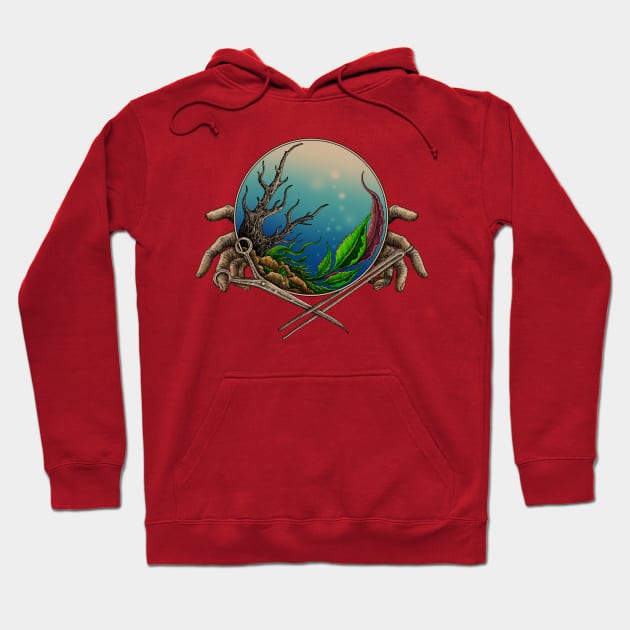 AQUASCAPE ART Hoodie by HornArt